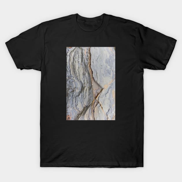 Beach side intimate rock texture T-Shirt by textural